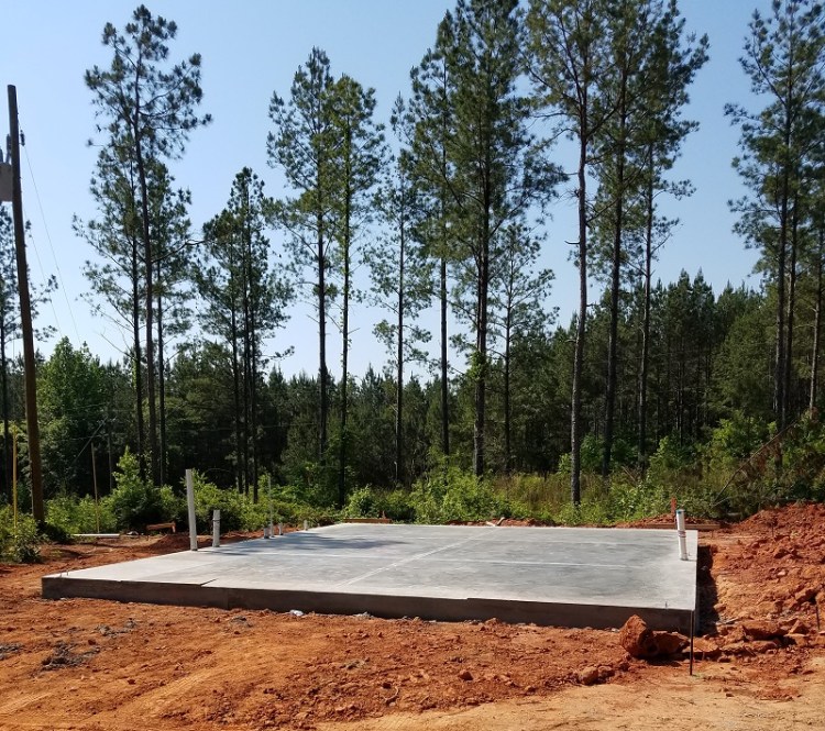 Finished workshop slab