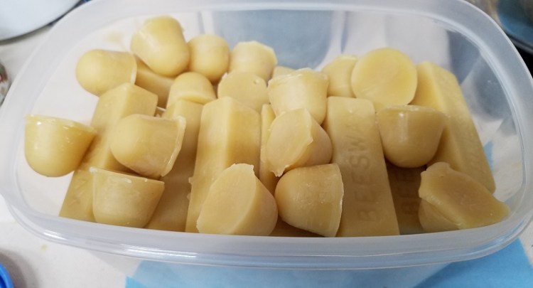 Clean wax for candles